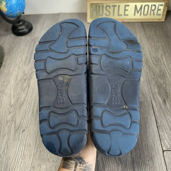 Birki\'s Birkenstock Pacific Navy Molded EVA Slide Sandals Size 43 10-10.5 main image 7